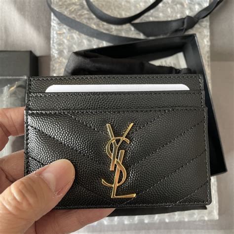 ysl card holder sale|ysl small card holder.